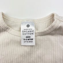 Load image into Gallery viewer, Girls Target, organic cotton blend bodysuit / romper, EUC, size 000,  