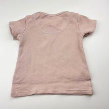 Load image into Gallery viewer, Girls H&amp;M, waffle organic cotton tee / top, GUC, size 000,  