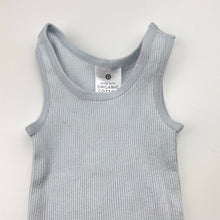 Load image into Gallery viewer, Unisex Target, ribbed organic cotton singlet top, EUC, size 000,  