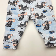 Load image into Gallery viewer, Unisex Peter Alexander, Hairy Maclary pyjama pants / bottoms, GUC, size 000,  