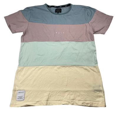 Boys Indie, colour block cotton tee / top, GUC, size 14,  