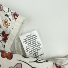 Load image into Gallery viewer, Girls Target, floral cotton long sleeve dress, FUC, size 5, L: 56cm