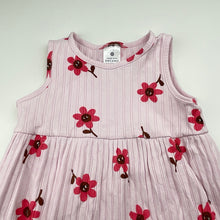 Load image into Gallery viewer, Girls Target, organic cotton blend casual dress, GUC, size 2, L: 44cm