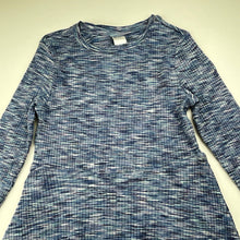 Load image into Gallery viewer, Girls Anko, ribbed stretchy long sleeve dress, EUC, size 8, L: 67cm