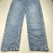 Load image into Gallery viewer, Girls H&amp;M, stretch denim overalls / dungarees, Inside leg: 60cm, GUC, size 10,  