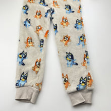 Load image into Gallery viewer, Unisex Bluey, fleece sleepsuit / pyjamas, GUC, size 6,  