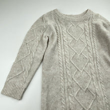 Load image into Gallery viewer, Girls Anko, soft feel knit long sleeve dress, EUC, size 3, L: 52cm