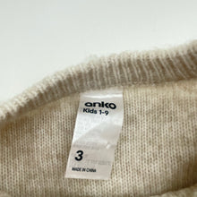 Load image into Gallery viewer, Girls Anko, soft feel knit long sleeve dress, EUC, size 3, L: 52cm