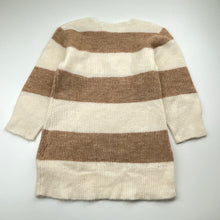Load image into Gallery viewer, Girls H&amp;M, soft feel lightweight knit sweater dress, GUC, size 3-4, L: 50cm