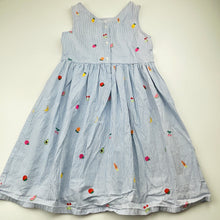 Load image into Gallery viewer, Girls H&amp;M, lightweight cotton summer dress, fruit, GUC, size 7, L: 67cm
