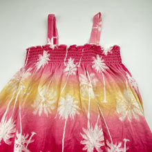 Load image into Gallery viewer, Girls Mango, cotton casual summer dress, FUC, size 4, L: 55cm