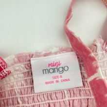 Load image into Gallery viewer, Girls Mango, cotton casual summer dress, FUC, size 4, L: 55cm