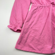Load image into Gallery viewer, Girls Crew Cuts, pink casual long sleeve dress, EUC, size 12, L: 66cm