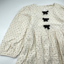 Load image into Gallery viewer, Girls H&amp;M, cotton long sleeve dress, EUC, size 10, L: 77cm