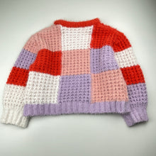 Load image into Gallery viewer, Girls Eve Girl, chunky knit fluffy sweater / jumper, GUC, size 8,  
