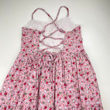 Load image into Gallery viewer, Girls A Little Lacey, cotton lined floral maxi dress, EUC, size 12, L: 102cm