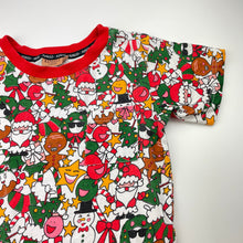 Load image into Gallery viewer, Girls KIP &amp; CO, organic cotton Christmas pyjama top, GUC, size 11-12,  