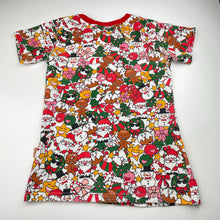 Load image into Gallery viewer, Girls KIP &amp; CO, organic cotton Christmas pyjama top, GUC, size 11-12,  