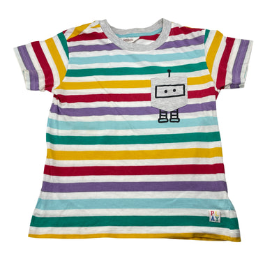 Boys Milkshake, colourful striped cotton tee / top, FUC, size 6,  