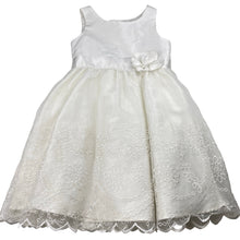 Load image into Gallery viewer, Girls Origami, lined embroidered party / formal dress, small marks, FUC, size 5, L: 65cm