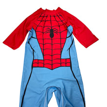 Load image into Gallery viewer, Boys Marvel, Spiderman rashie suit / surf suit, pilling, FUC, size 7,  
