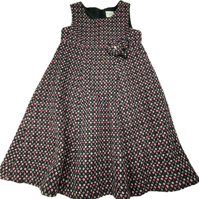 Girls Origami, lined wool blend party dress, GUC, size 8, L: 71cm