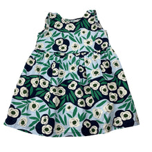 Load image into Gallery viewer, Girls Uniqlo, Marimekko lightweight floral cotton dress, EUC, size 2, L: 48cm