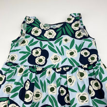 Load image into Gallery viewer, Girls Uniqlo, Marimekko lightweight floral cotton dress, EUC, size 2, L: 48cm