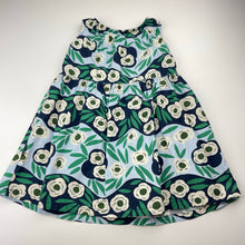 Load image into Gallery viewer, Girls Uniqlo, Marimekko lightweight floral cotton dress, EUC, size 2, L: 48cm