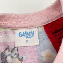 Load image into Gallery viewer, Girls Bluey, lightweight nightie / night dress, pilling, FUC, size 3,  