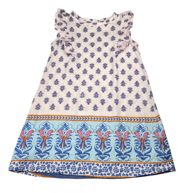 Girls Milkshake, floral cotton summer dress, GUC, size 8, L: 60cm