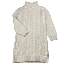 Load image into Gallery viewer, Girls Anko, cable knit long sleeve dress, EUC, size 5, L: 58cm