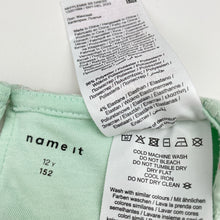 Load image into Gallery viewer, Girls Name It, lined floral broderie drop waist dress, GUC, size 12, L: 75cm