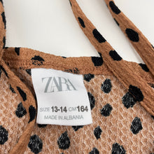 Load image into Gallery viewer, Girls Zara, lightweight animal print summer dress, EUC, size 13-14, L: 80cm