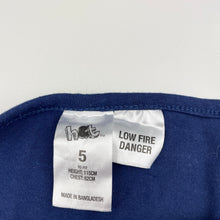 Load image into Gallery viewer, Girls H&amp;T, navy summer playsuit, EUC, size 5,  