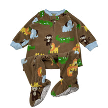Load image into Gallery viewer, Boys Carters, fleece zip coverall / romper, FUC, size 12 months,  