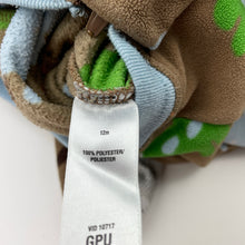 Load image into Gallery viewer, Boys Carters, fleece zip coverall / romper, FUC, size 12 months,  