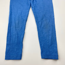 Load image into Gallery viewer, Girls George, blue stretchy leggings, Inside leg: 38cm, GUC, size 5-6,  