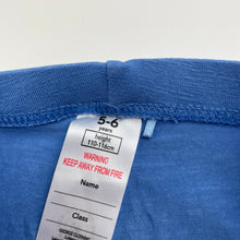 Load image into Gallery viewer, Girls George, blue stretchy leggings, Inside leg: 38cm, GUC, size 5-6,  