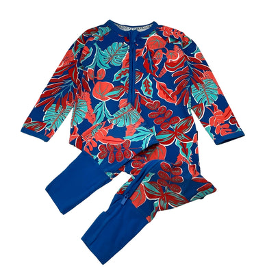 Unisex Bonds, zip wondersuit / zippy / romper, wash fade, FUC, size 2,  