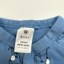 Load image into Gallery viewer, Unisex Target, cotton coverall / romper, dogs, EUC, size 0000,  
