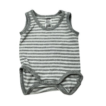 Load image into Gallery viewer, Unisex Bonds, striped stretchy singletsuit romper, GUC, size 0000,  