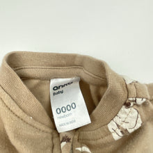 Load image into Gallery viewer, Unisex Anko, cotton zip coverall / romper, pilling, FUC, size 0000,  