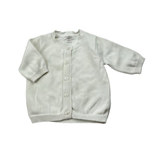 Load image into Gallery viewer, Girls purebaby, organic cotton knit cardigan, EUC, size 0000,  