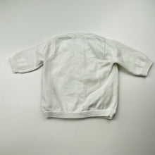 Load image into Gallery viewer, Girls purebaby, organic cotton knit cardigan, EUC, size 0000,  