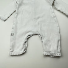 Load image into Gallery viewer, Unisex Baby Patch, white cotton romper, GUC, size 0000,  