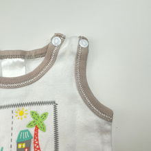 Load image into Gallery viewer, Unisex Pumpkin Patch, cotton singletsuit romper, GUC, size 0000,  