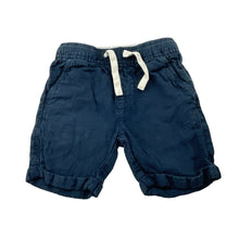 Load image into Gallery viewer, Boys Anko, navy linen / cotton shots, elasticated, wash fade, FUC, size 3,  