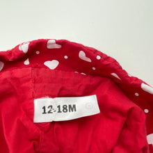 Load image into Gallery viewer, Girls Target, red &amp; white cotton hat, GUC, size 1,  