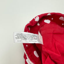Load image into Gallery viewer, Girls Target, red &amp; white cotton hat, GUC, size 1,  